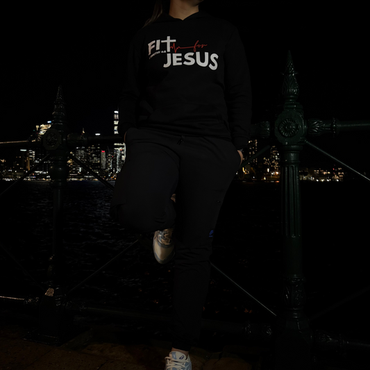 Fit for Jesus Hoodie | White