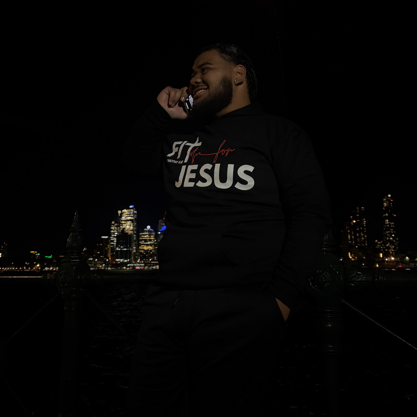 Fit for Jesus Hoodie | White