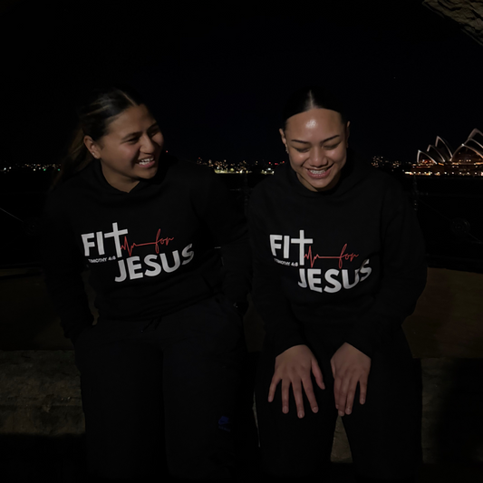 Fit for Jesus Hoodie | White
